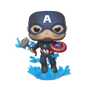 Figurka Avengers: Endgame POP! Movies Vinyl Figure Captain America w/Broken Shield & Mjölnir
